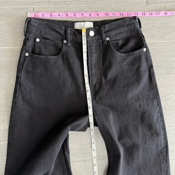 EVERLANE The Way High Jean Organic Cotton Black Size 27 High Rise 90s Minimalist - Picture 15 of 16